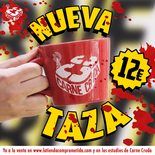 Compra ya las nuevas tazas de Carne Cruda